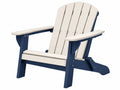 Adirondack tuinstoel 83 x 79 x 97 cm kunststof crèmeblauw met brede armleuningen