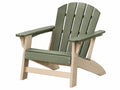 Adirondack tuinstoel 83 x 78 x 98 cm hout groen/beige met armleuningen